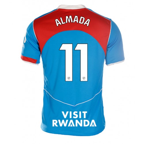 Maglia Calcio Atletico Madrid Thiago Almada #11 Terza Divisa Donna 2025-26 Manica Corta